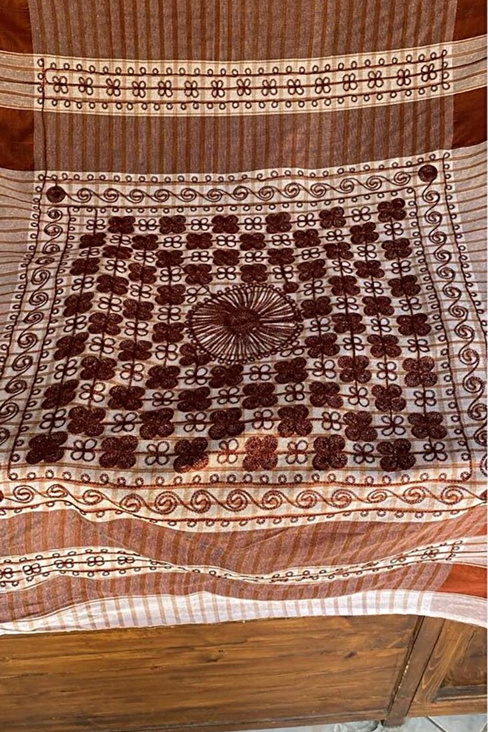 Ehram Dokuma Çok Amaçlı Örtü / Atkı – 100x174 cm