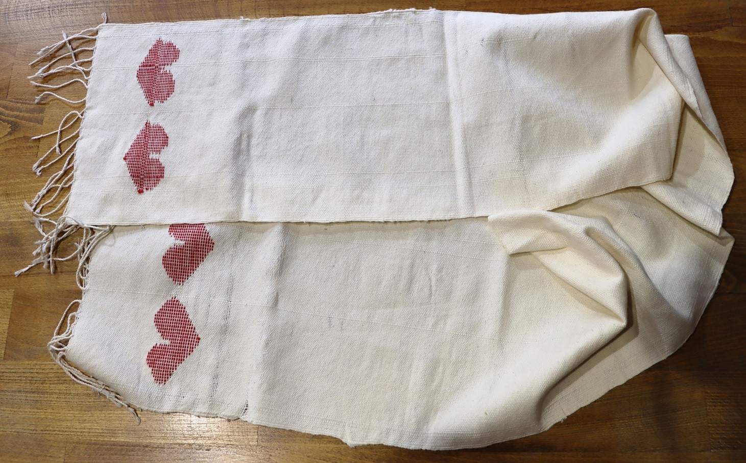 El Dokuması Ehram Şal / Fular 156x20 cm