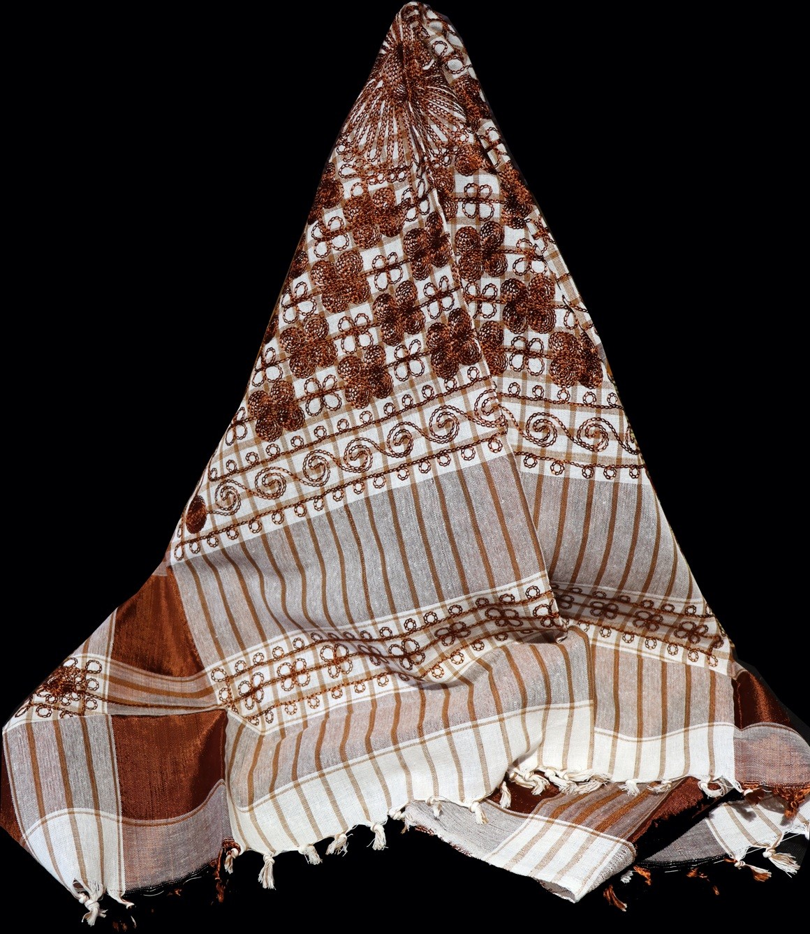 El Dokuması Neçek / Puşu 125x125 cm – Geleneksel Desen